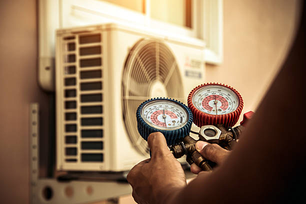 Professional Ac Installation technician working in Bismarck, ND